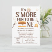 It's S'more Fun to Be One Kids 1st Birthday  Kaart (Staand voorkant)
