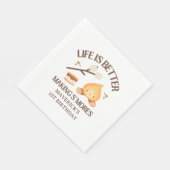 It's S'more Fun to Be One Kids 1st Birthday  Servet (Hoek)