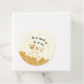 It's So Sweet To Bee 1st Birthday Bedankjes Labels (In situ)
