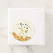 It's So Sweet To Bee 2nd Birthday Bedankjes Labels (In situ)