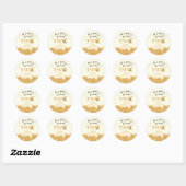 It's So Sweet To Bee 2nd Birthday Ronde Sticker (Vel)