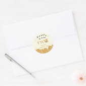 It's So Sweet To Bee 2nd Birthday Ronde Sticker (Envelop)