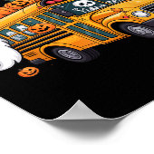 It's Soky Season Funny Teacher Halloween School Bu Poster (Hoek)