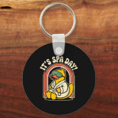 Its Spa Day Wellness Retreat Relax Beauty Home Spa Sleutelhanger (Voorkant)