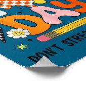 It's Staar Day Don't Stress Do Your Test Day Motiv Poster (Hoek)