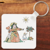 "It's Tea Time"– Alice in Wonderland Inspired Sleutelhanger (Achterkant)
