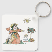 "It's Tea Time"– Alice in Wonderland Inspired Sleutelhanger (Achterkant)