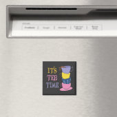 It's Tea Time beroemd gemaakt door Tea Lover Magneet (Insitu (Vaatwasser))