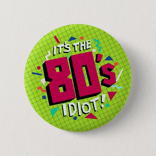 It's the 80's! oingo boingo badge ronde button 5,7 cm (Voorkant)