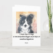 It's the Easter slim dog! Easter Card Feestdagen Kaart (Achterkant)