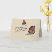 It's The Little Things In Life That Mean The Most Kaart (Gele Bloem)