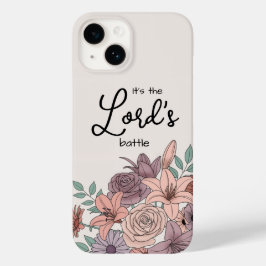 It's the Lord's battle  Case-Mate iPhone 14 Hoesje