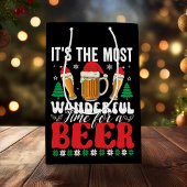 It's The Most Wonderful Time For A Beer Christmas Medium Cadeauzakje