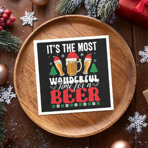 It's The Most Wonderful Time For A Beer Christmas Servet