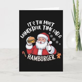 It's The Most Wonderful Time For A Hamburger Kaart