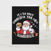 It's The Most Wonderful Time For A Hamburger Kaart (Gele Bloem)