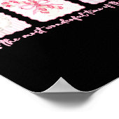 It's The Most Wonderful Time Nk Santa Coquette Bow Poster (Hoek)