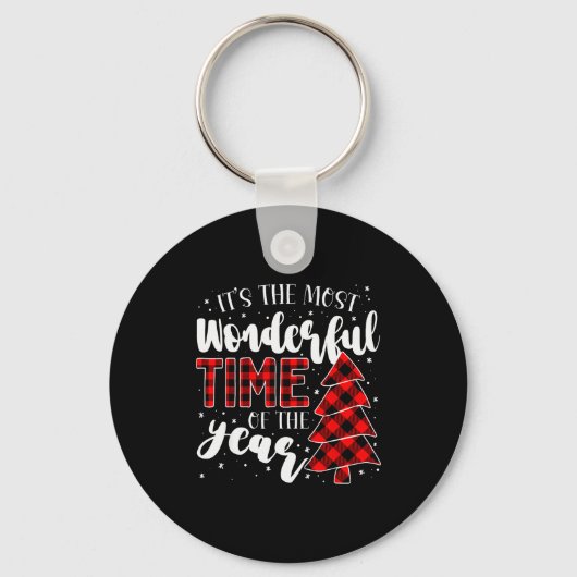 Its The Most Wonderful Time Of The Year Christmas  Sleutelhanger (Voorkant)