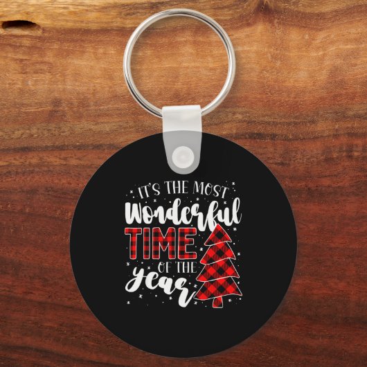 Its The Most Wonderful Time Of The Year Christmas  Sleutelhanger (Voorkant)