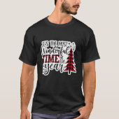It's The Most Wonderful Time Of The Year Christmas T-shirt (Voorkant)