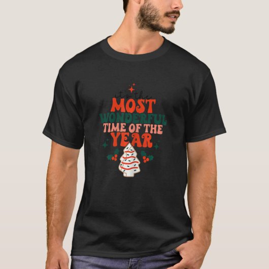 It's The Most Wonderful Time Of The Year Christmas T-shirt (Voorkant)