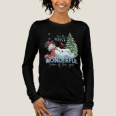 It's The Most Wonderful Time Of The Year Christmas Tri-Blend Shirt (Voorkant)