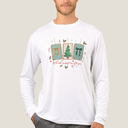It's the most wonderful time of the year Coquette Tri-Blend Shirt (Voorkant volledig)