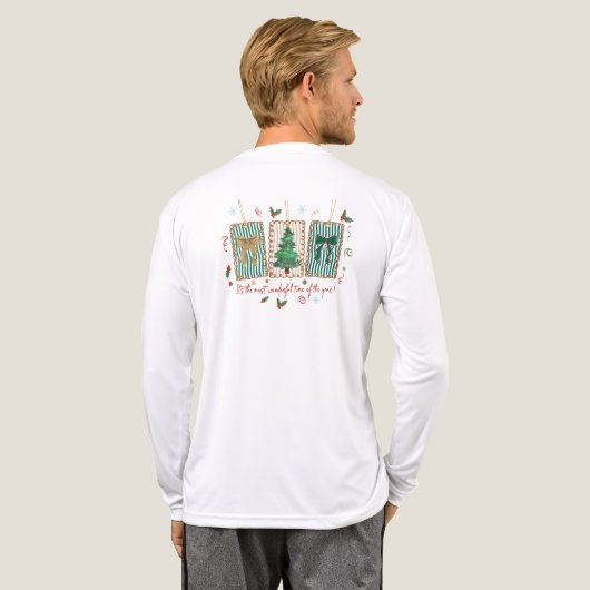 It's the most wonderful time of the year Coquette Tri-Blend Shirt (Achterkant)