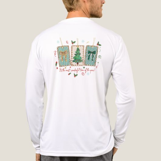 It's the most wonderful time of the year Coquette Tri-Blend Shirt (Achterkant)