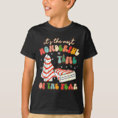 It's The Most Wonderful Time Of The Year Tree Cake T-shirt (Voorkant)