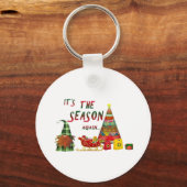 Its The Season Again Christmas Gnome Sleutelhanger (Voorkant)