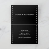 "It's Time" bruidsjonker uitnodiging met diamantru (Binnen)
