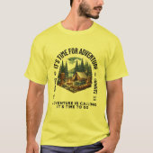 It's Time For Adventure T-shirt (Voorkant)