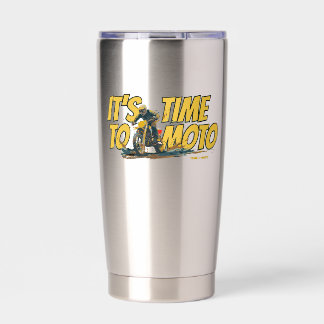 It's Time to Moto Dirt Bike Insulated Tumbler Geïsoleerde Drinkbeker