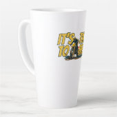 It's Time to Moto Dirt Bike Latte Mug Latte Mok (Linkerhoek)