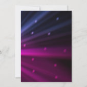 It's time to Party | Disco Birthday Theme Kaart (Achterkant)