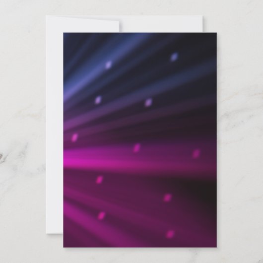 It's time to Party | Disco Birthday Theme Kaart (Achterkant)