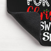 Its Too Hot For Ugly Christmas Sweaters Funny Xmas Muismat (Hoek)