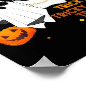 It's Tricky Tricky Tricky Funny Ghost Boo Hallowee Poster (Hoek)