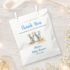 It's Twin Boys Baby Shower Favour Bags Bedankzakje