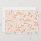 It's Twins! Baby Shower Photo Invitation Kaart (Achterkant)