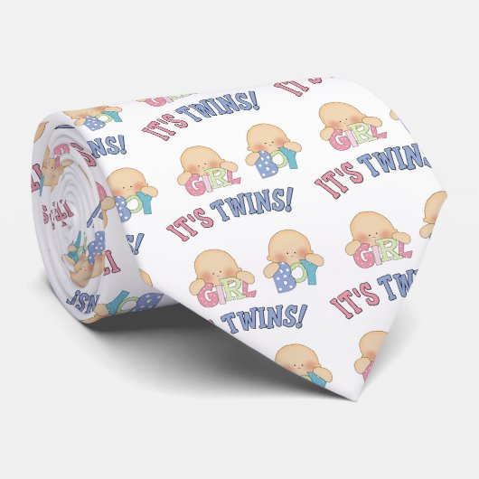 ITS TWINS (Jongen Meisje) Stropdas (Opgerold)