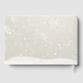 Its Twins Winter Wonderland Penguin Baby Shower  Gastenboek (Achterkant)