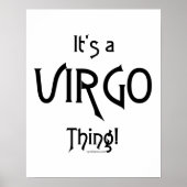 It's Virgo Thing! Poster (Voorkant)