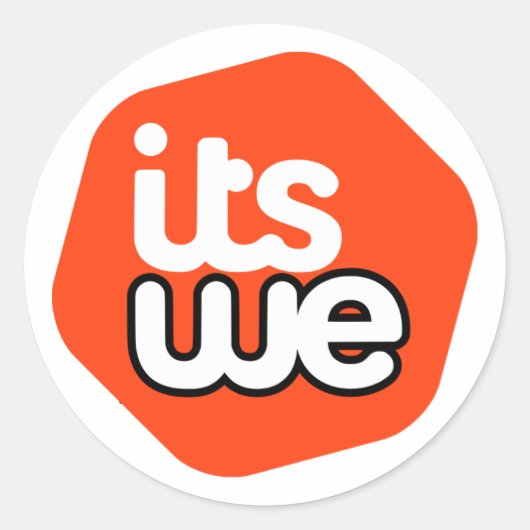 It's We - parody logo - 20 stickers (Voorkant)