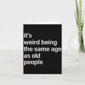 It's Weird Being The Same Age As Old People Husban Kaart (Voorkant)