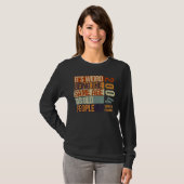 It's Weird Being The Same As Old People Born I T-shirt (Voorkant volledig)