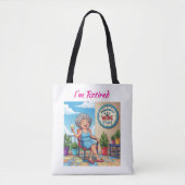 It's Wine O'Clock Tote Bag (Voorkant)