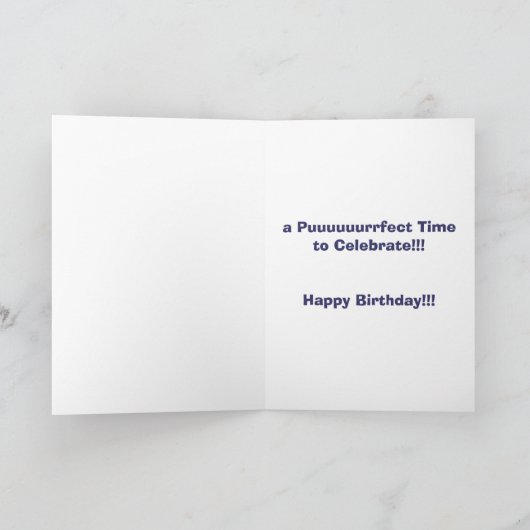 It's Your Birthday. Kaart (Binnen)