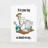 IT'S YOUR LAST DAY! HAPPY **RETIREMENT** KAART (Voorkant)